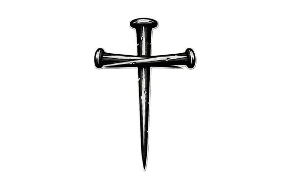 Black Cross Formed from Nails Review: A Bold Faith Statement for Embroidery Projects