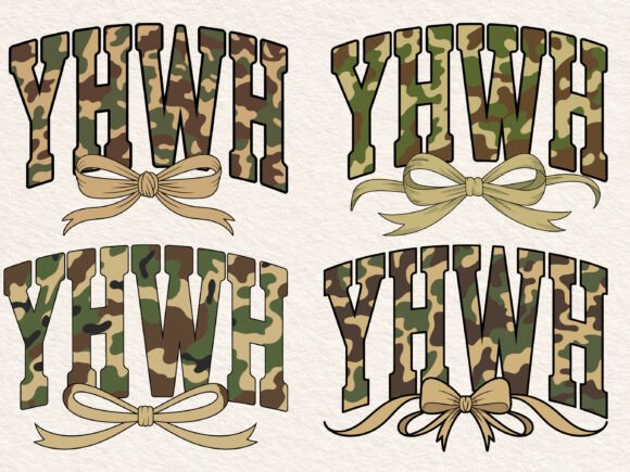 Camo YHWH Coquette Sublimation Design Review