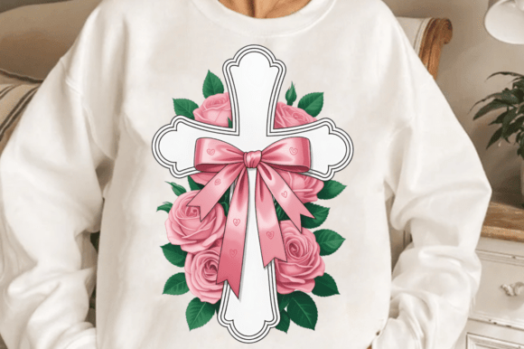 Checked Valentine Jesus PNG Clipart for Embroidery Projects