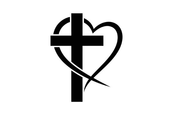 Christian Cross Heart Line Embroidery Design Review