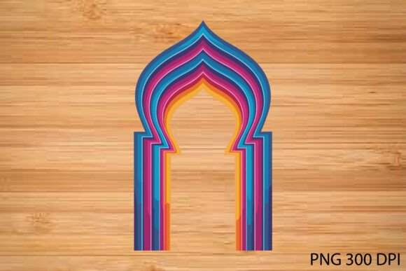 Colorful Islamic Mihrab Arch Art Embroidery Design Review