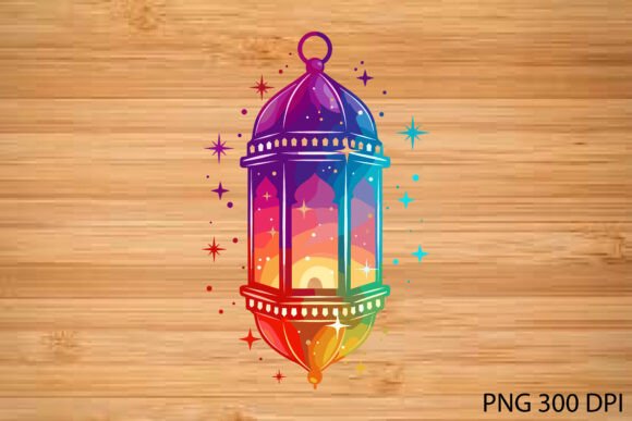 Colorful Islamic Ramadan Lantern Art Review for Real Projects