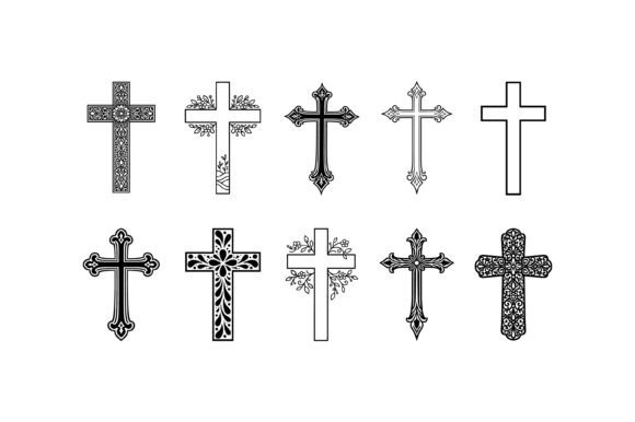 Decorative Christian Cross Vector Collection Review