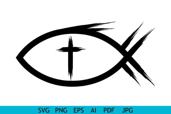 Distressed Christian Fish Cross Symbol: A Practical Embroidery Design Review