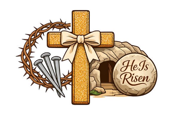 He is Risen Cross Design: A Faithful Embroidery Asset for Real Projects