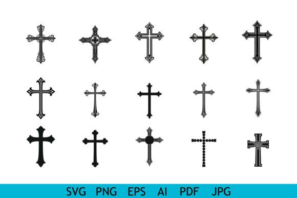Ornamental Christian Cross Icon: A Designer’s Perspective